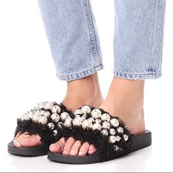 Jeffrey Campbell Shoes - Jeffrey Campbell Jova Pearl Slide Sandal 9